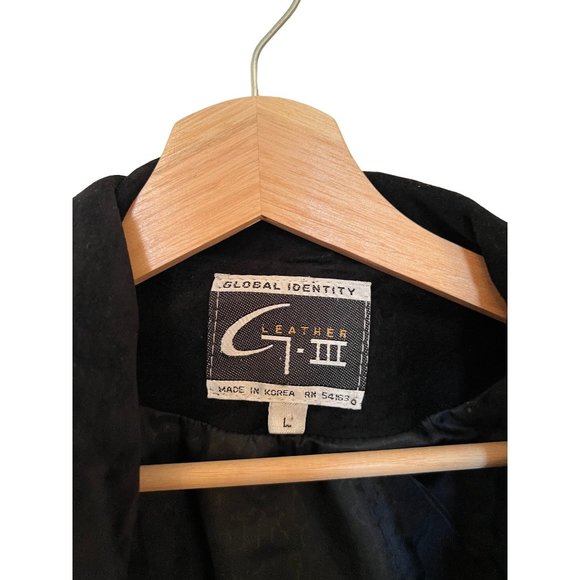 Leather G-III Global Identity Fringe Western Jacket Women's Size Large Vintage - Picture 3 of 8